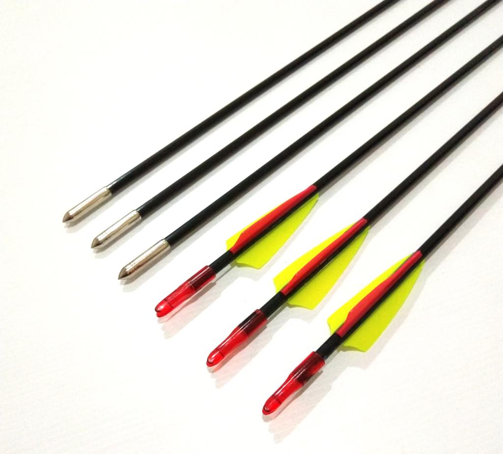 10x 26" Fiberglass Arrows 10-30lbs KIDS Practice Target Recurve Compound Bow