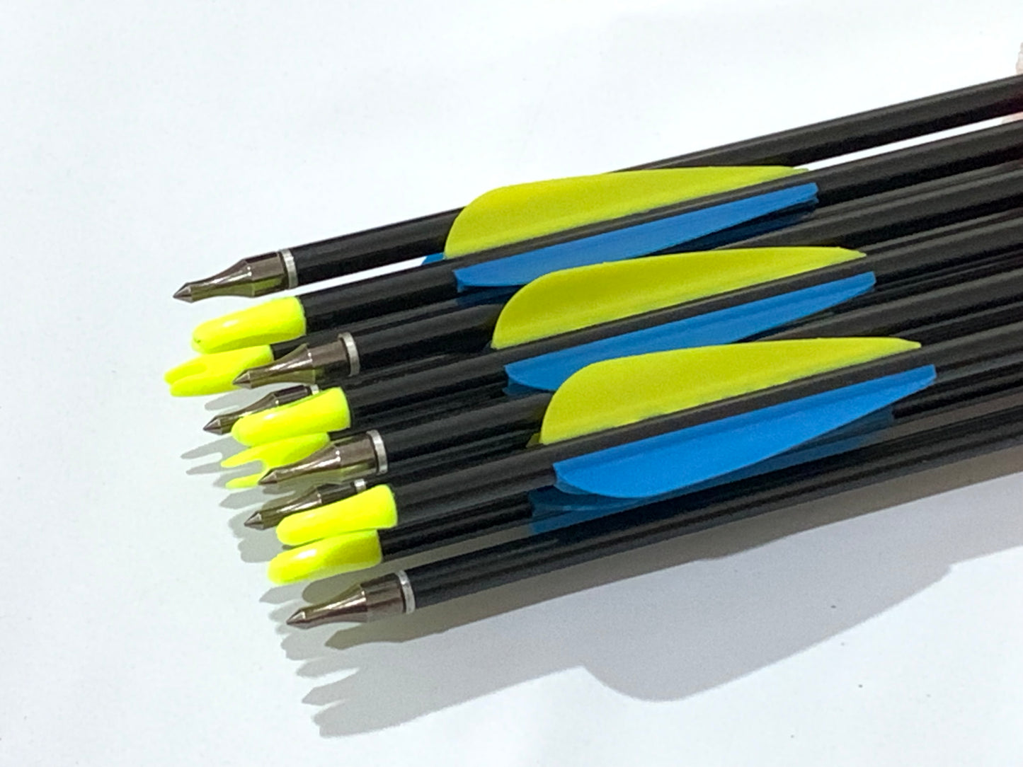 12X 32.5" ALUMINIUM ARROWS FOR COMPOUND OR RECURVE BOW TARGET SP 350