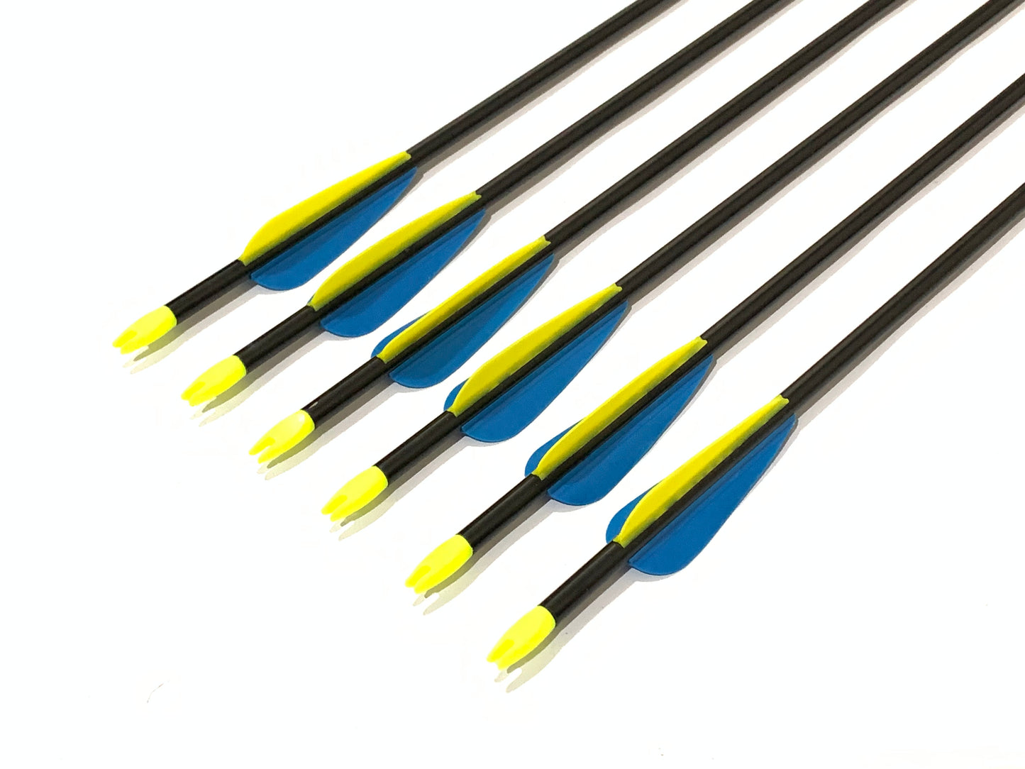 12X 32.5" ALUMINIUM ARROWS FOR COMPOUND OR RECURVE BOW TARGET SP 350
