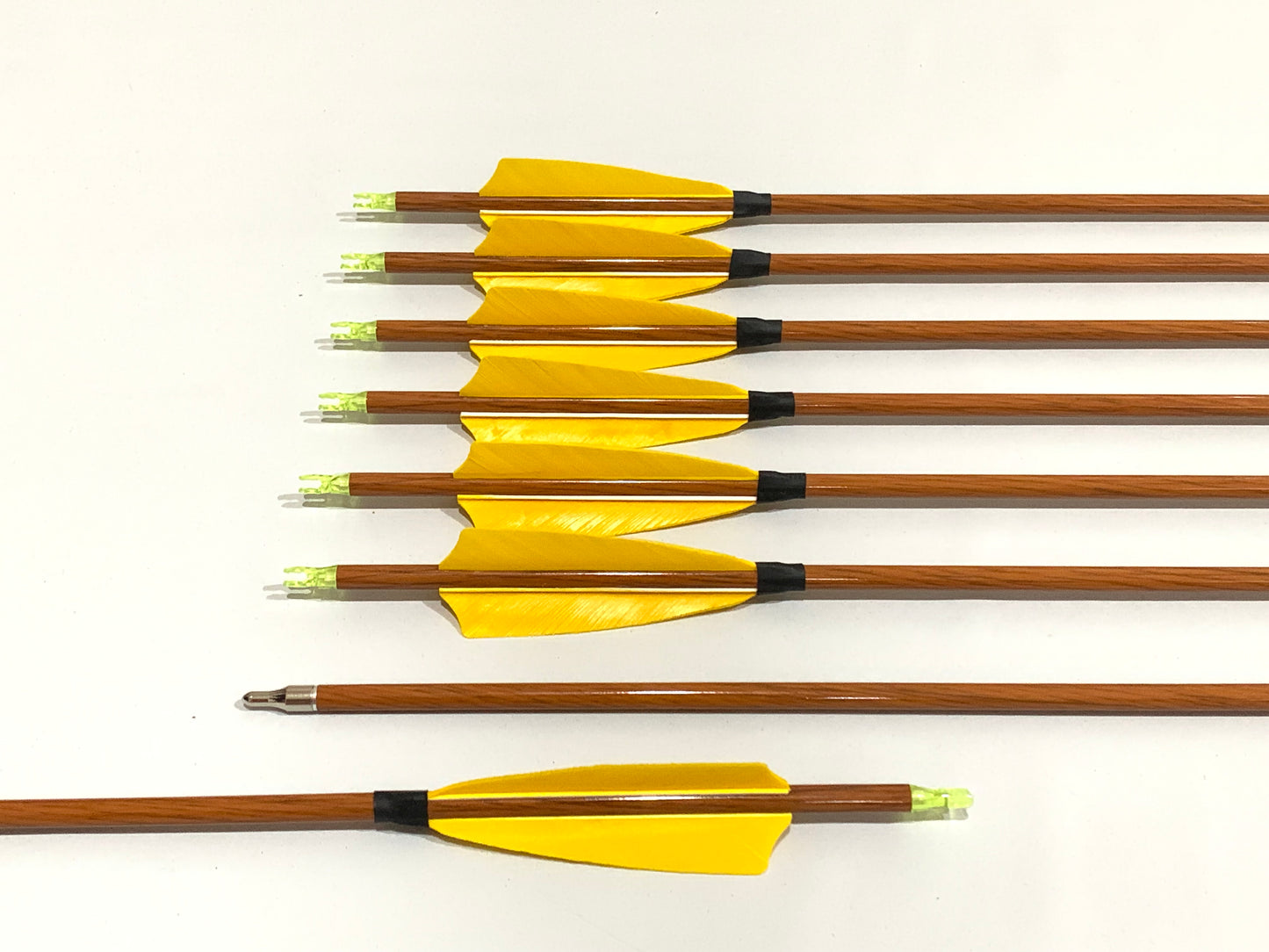 6x 31.5" Carbon Arrows 4" Turkey Feather Compound Recurve Bow Sp340/400/500/600