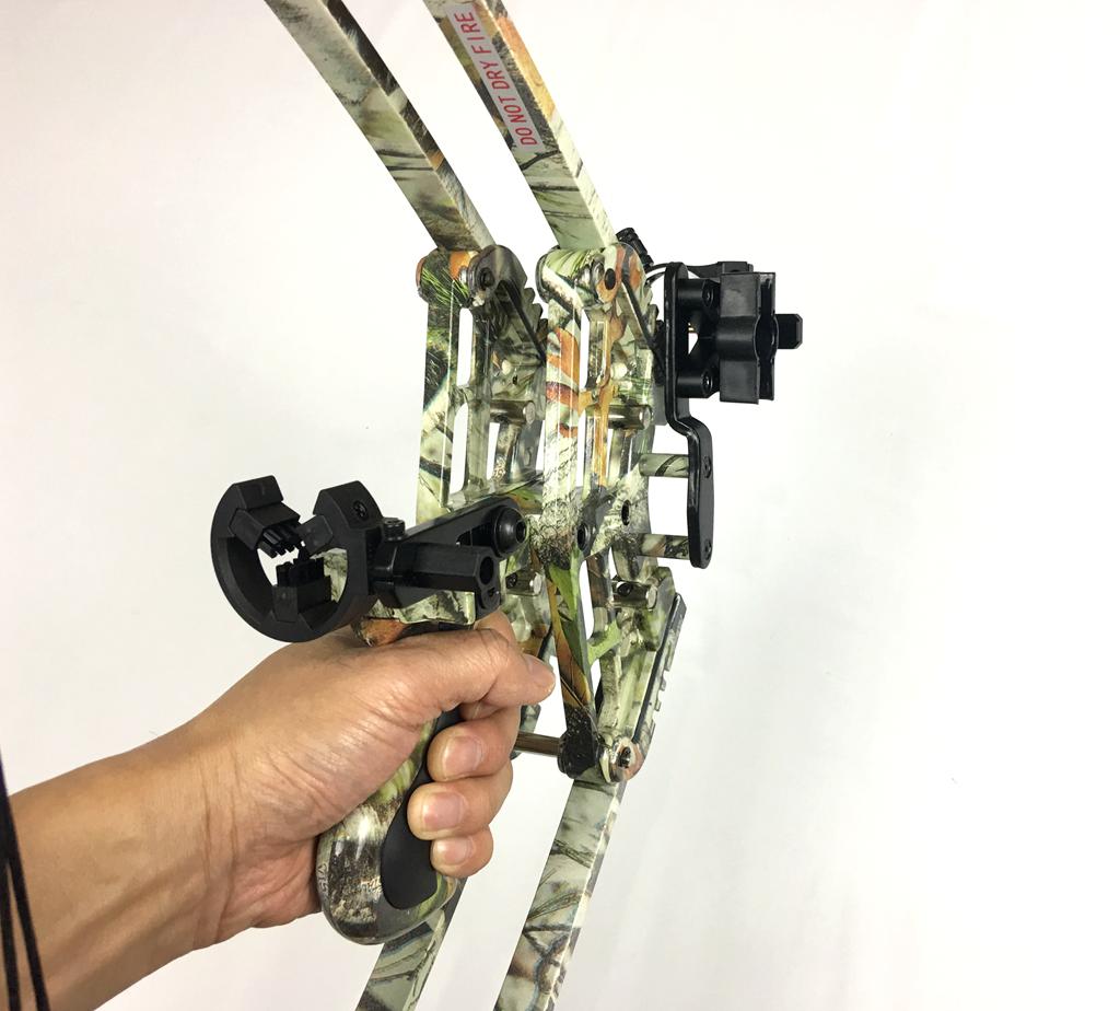 JunXing Triangle Compound Bow Archery Hunting Target Shooting Luxury Package 50lbs