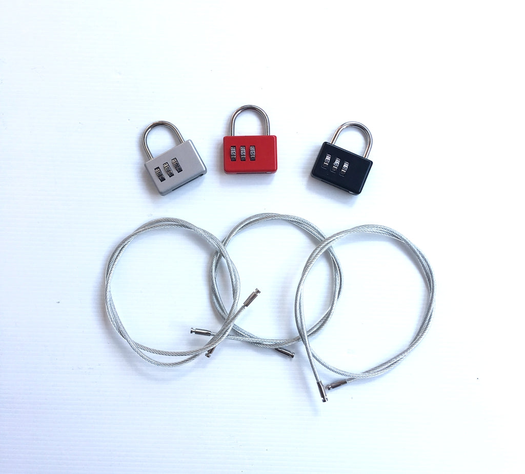 New Archery Bow Safety Lock - Anti-dry fire wire cable 3 dial combination LOCK