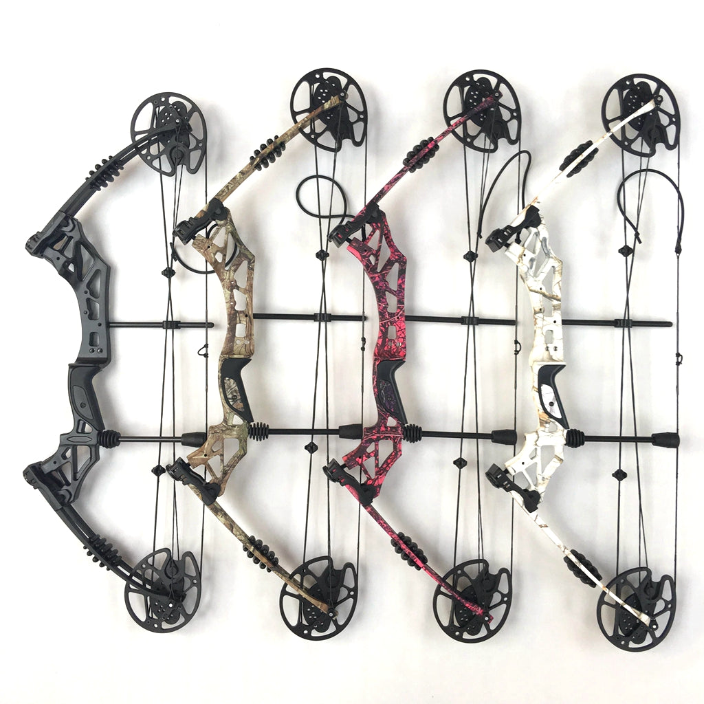 Compound Bow 20-60lbs Archery Bow Hunting Target Shooting Right / Left Handed 4C