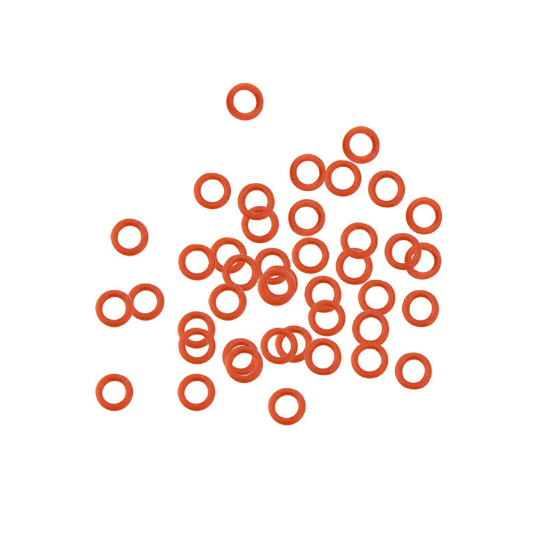 Archery O-Ring for Arrow Head Broadhead Replacement Silicon Bands Red- 100/Pack