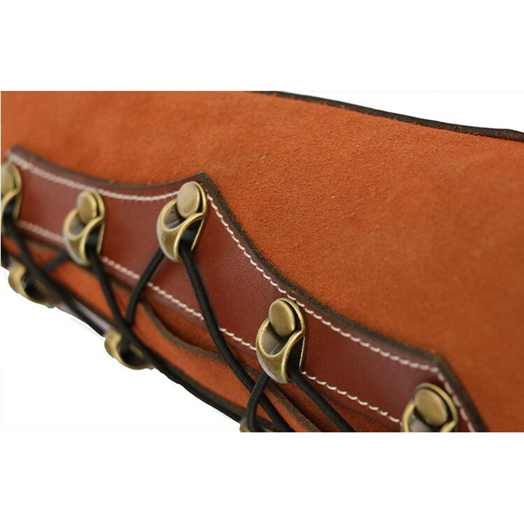 New Leather Archery Wrist Arm Guard Compound Recurve Bow Arm Protection Brown