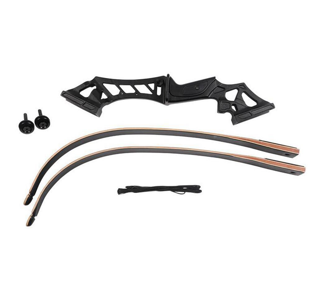 New Recurve Bow Set Q103 Archery Takedown 60 Inch Target Hunting 30-60lbs R/H