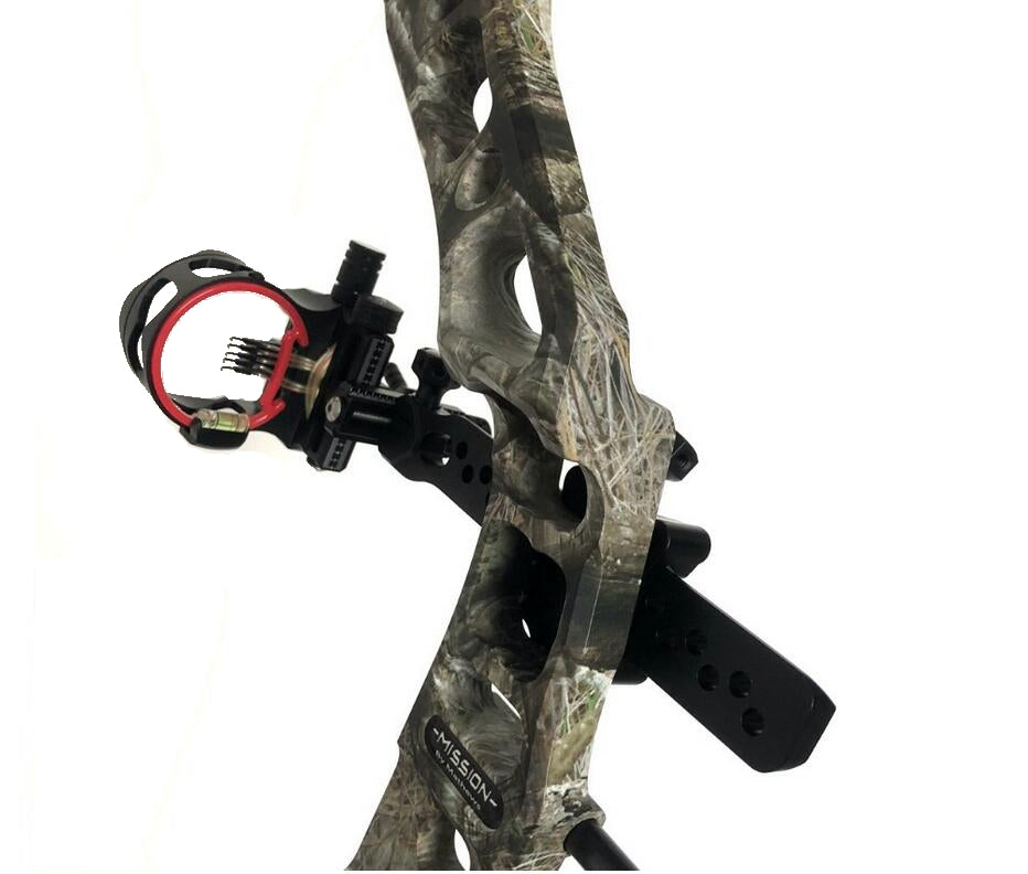 Archquick Compound Bow Sight 5 Pins CNC Alu Micro Adjust Tool-less Designed Long