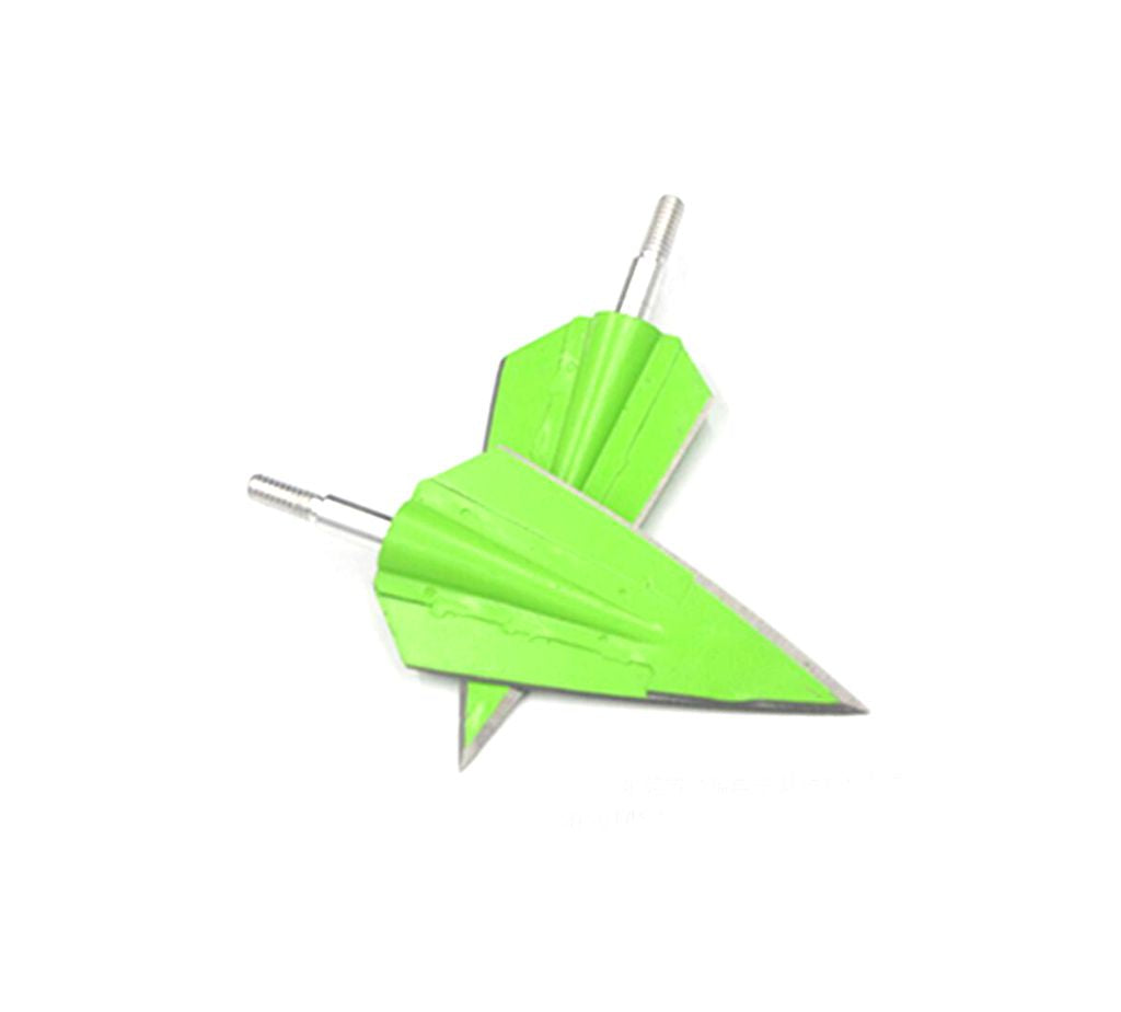 6x Archery Hunting Broadheads - 2 Blade 150grain Compound Recurve Bow Hunting