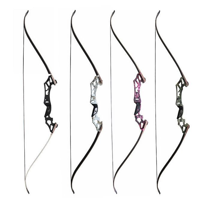 New Recurve Bow Set Q103 Archery Takedown 60 Inch Target Hunting 30-60lbs R/H
