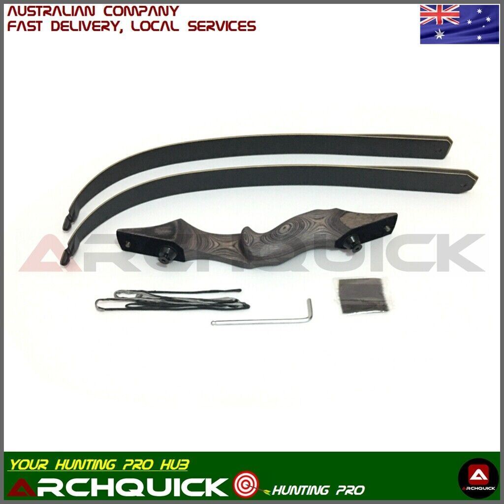 Junxing BHunter 60″ Take Down Recurve Bow – RH/LH KIT Carbon Feather Arrow
