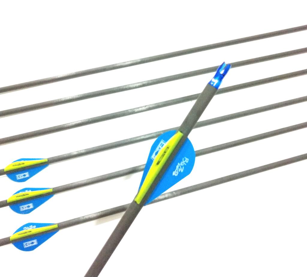 12 x 31.5" PURE CARBON ARROWS Spine 300 COMPOUND RECURVE BOW HUNTING TARGET