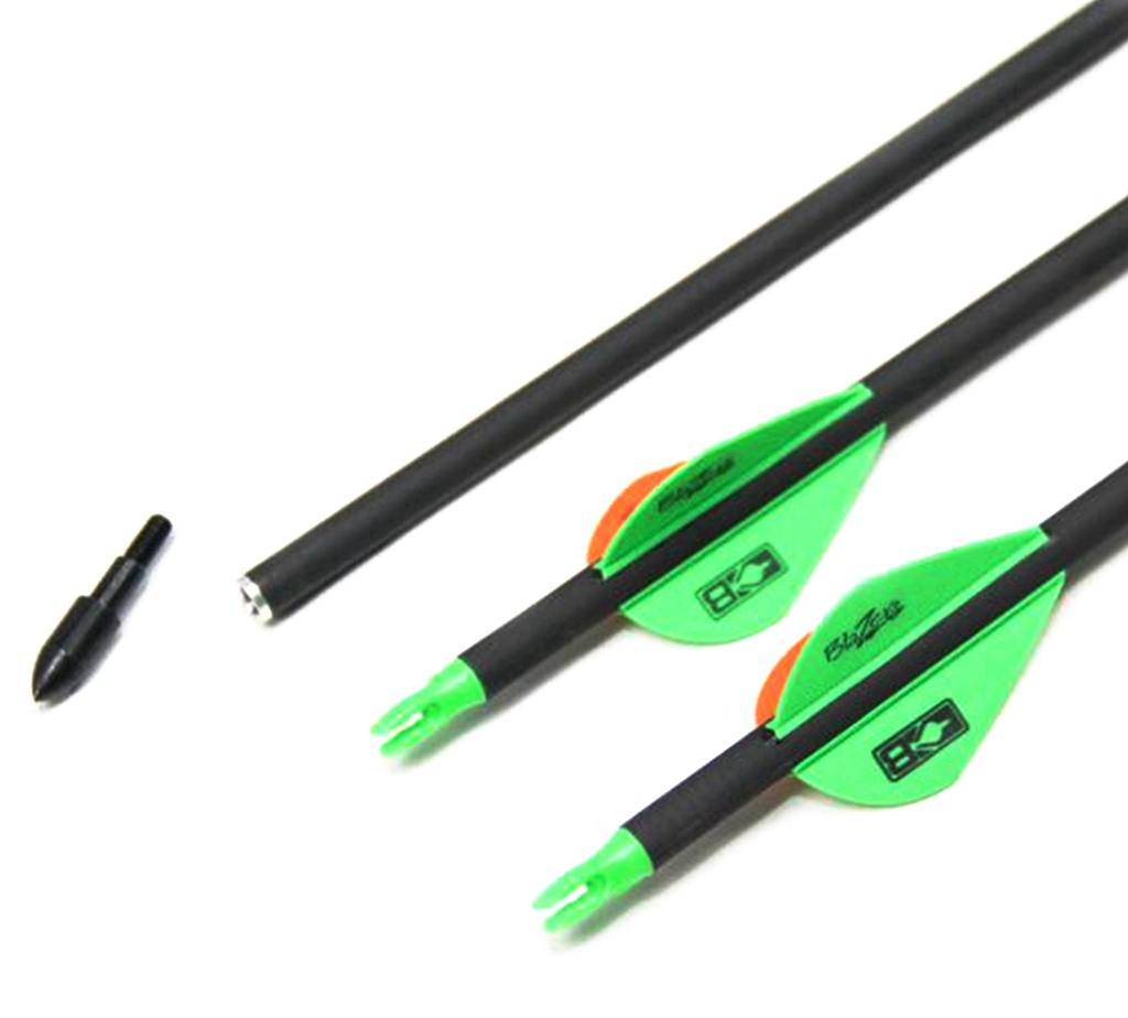 12 x 31.5" PURE CARBON ARROWS Spine 300 COMPOUND RECURVE BOW HUNTING TARGET