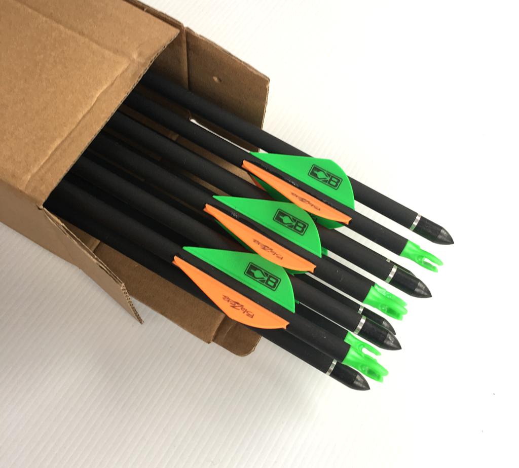 12 x 31.5" PURE CARBON ARROWS Spine 300 COMPOUND RECURVE BOW HUNTING TARGET