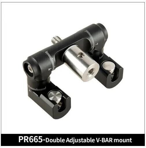 TP Archery Stabilizer Double Adjustable V-BAR Mount PR665 Quick Detach