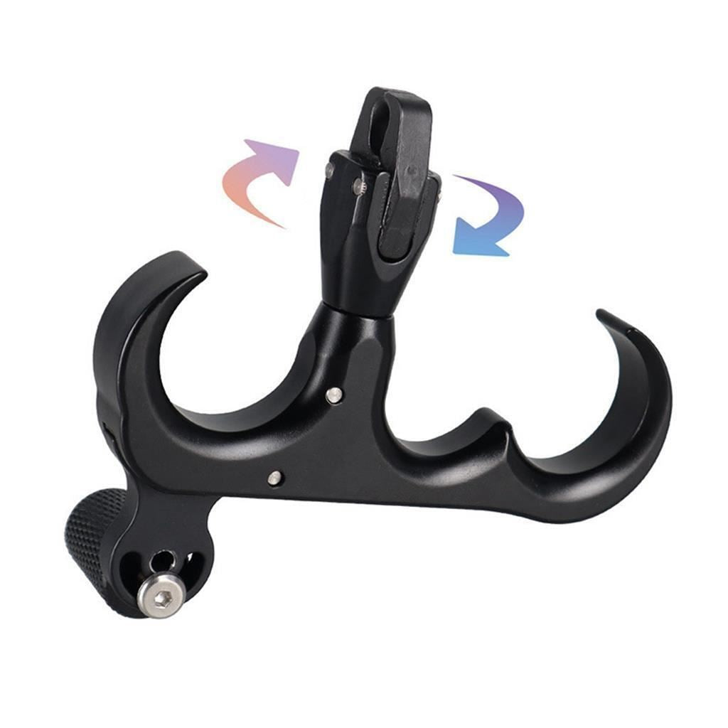 Compound Bow Thumb Release Aid Archery Adjustable Thumb Trigger Rotate 360°