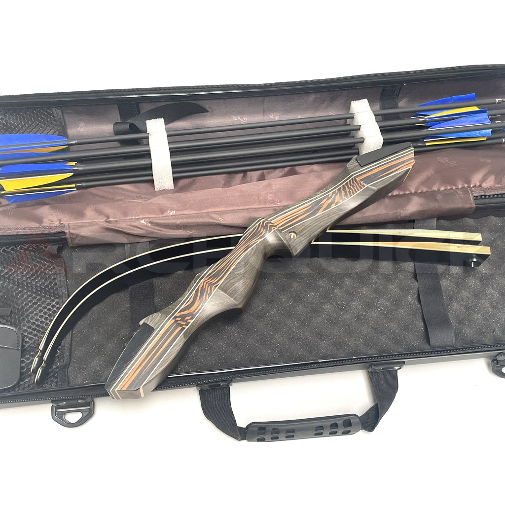 Tachyon Archery Takedown Recurve Bow 62inch 25-60lb RH Hunting and Target