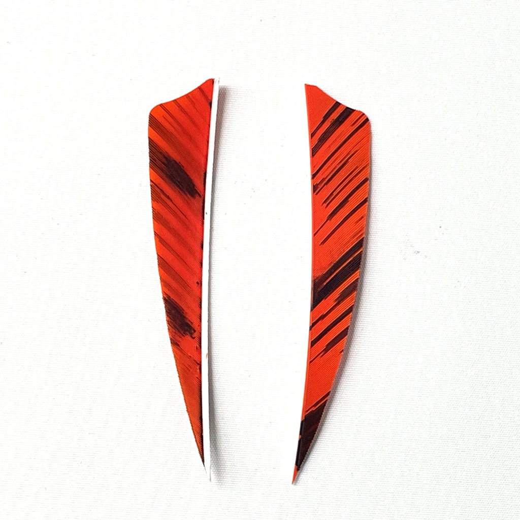 ARCHQUICK 4" Shield Camo RW Turkey Feather 12pack 7 Colours Fletching Vanes