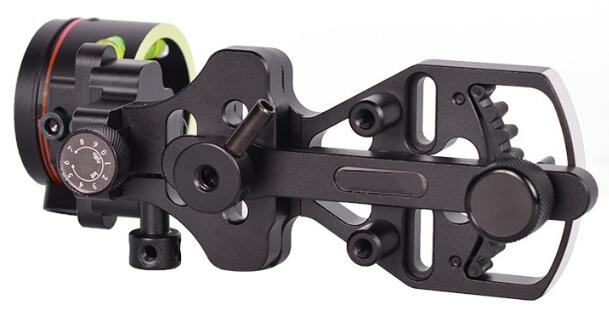 ARCHQUICK Single 1 Pin Adjustable Compound Bow Sight for Hunting & Target RH&LH