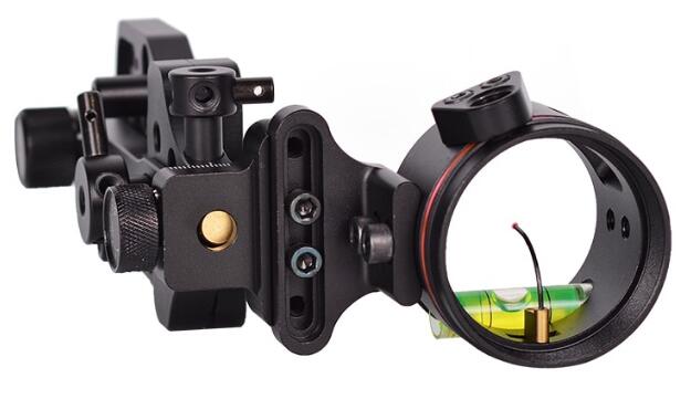 ARCHQUICK Single 1 Pin Adjustable Compound Bow Sight for Hunting & Target RH&LH