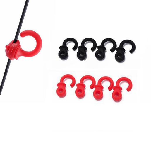 4 x String Dampener Silencer Archery Bow Stabilizer Damper Compound Recurve Bow