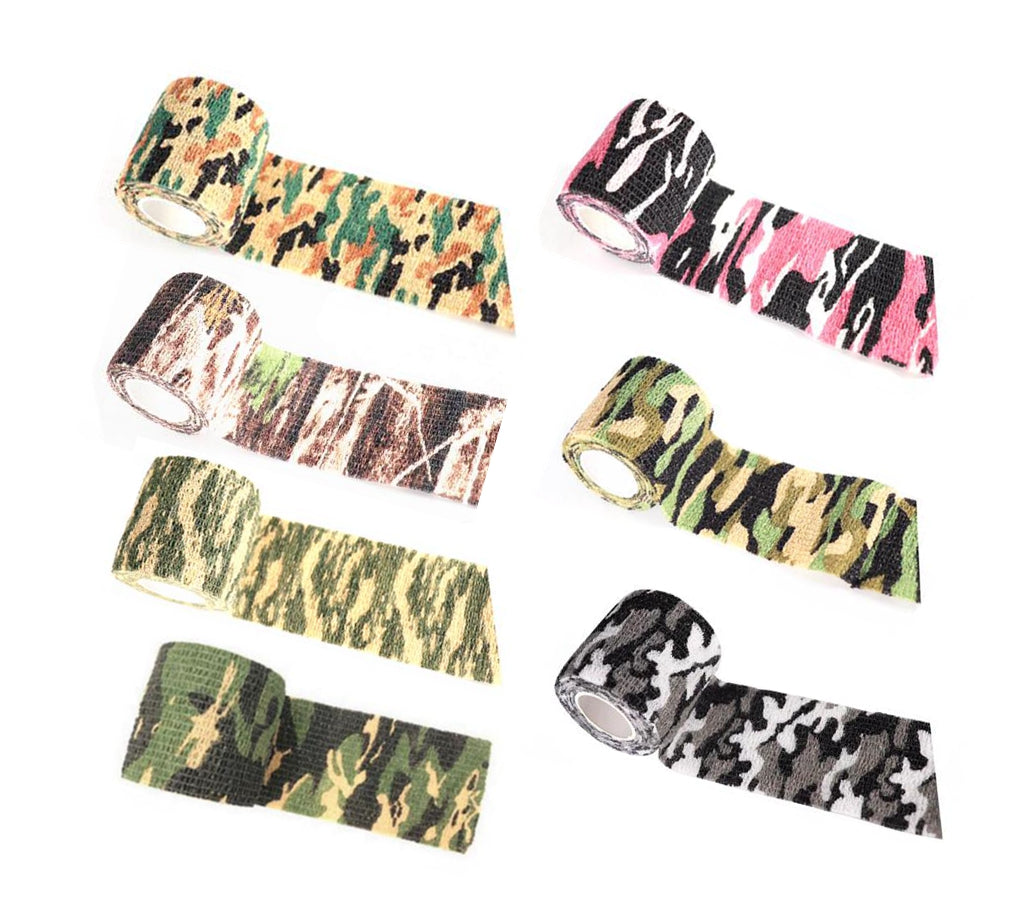 2x Archery Camouflage Camo Cloth Tape Archery Hunting Protective Camo Wrap Tape