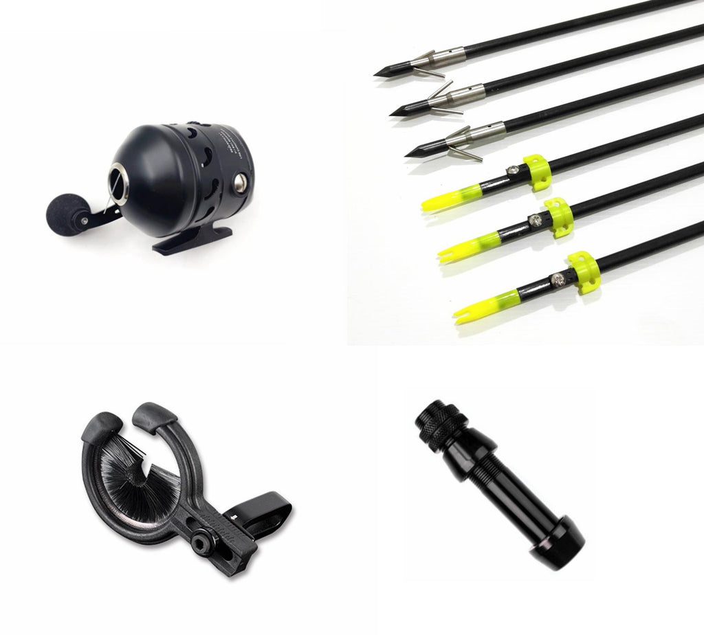Archquick Bow Fishing Combo Kit Reels Arrows and Fishing Tips Rest