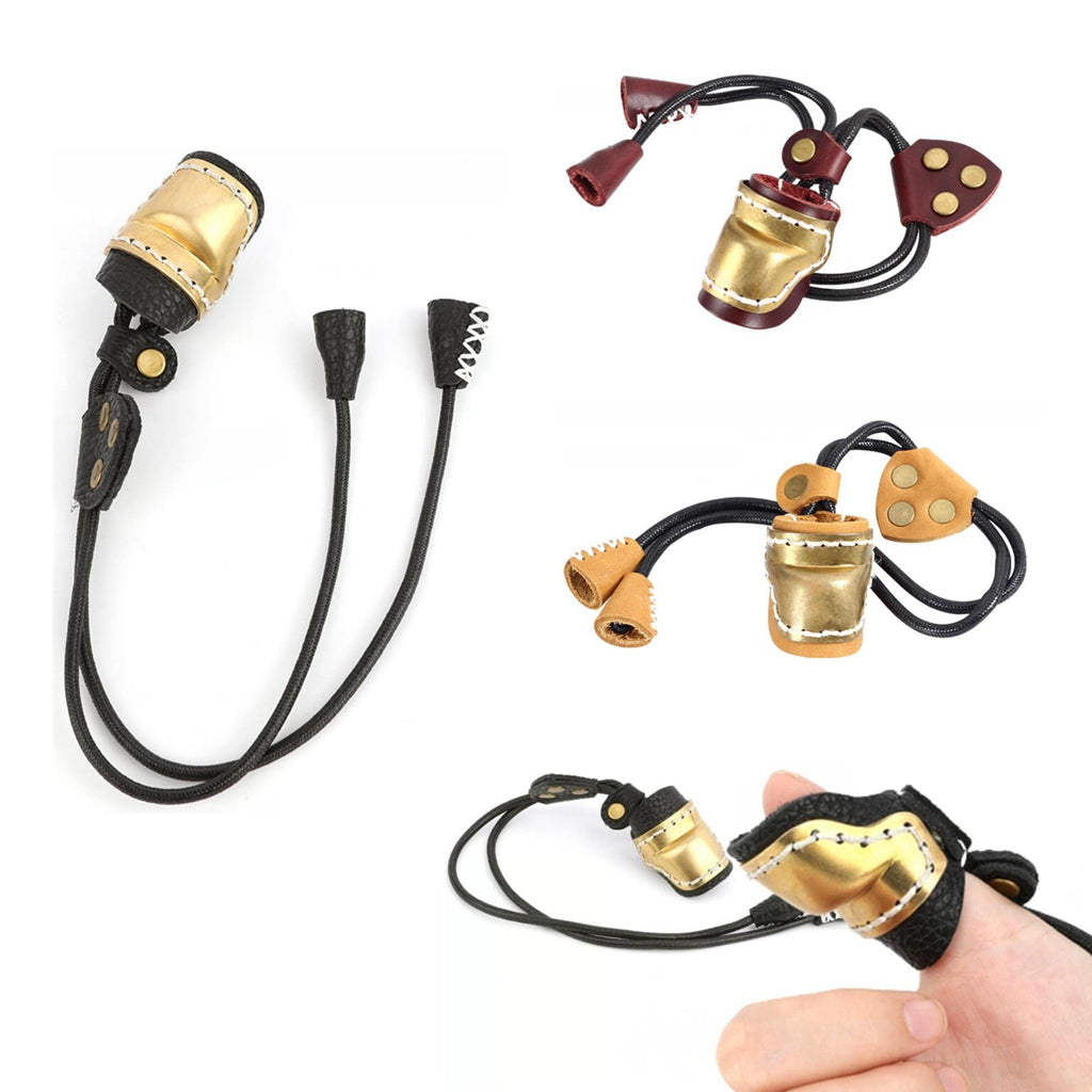 Archquick Archery Thumb Ring Finger Protector Guard For Traditional Bow
