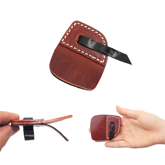 Archquick Archery Finger Tab COW Leather Fingerguards Finger Guard  Protect Gear