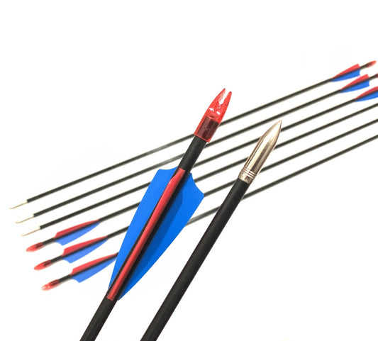 12x 31" Fiberglass Arrows for Recurve Compound Bow practice target up to 40lbs
