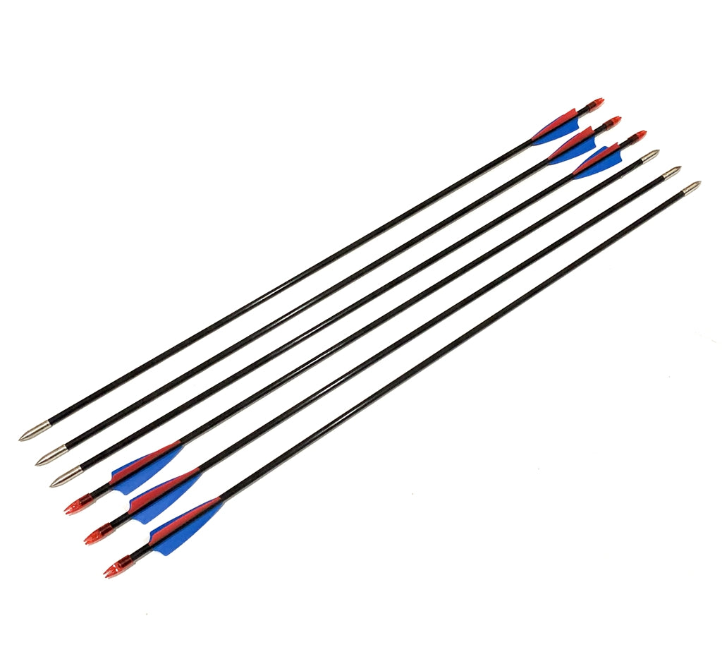 12x 31" Fiberglass Arrows for Recurve Compound Bow practice target up to 40lbs