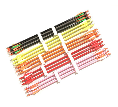 12x 28" Fiberglass Arrows upto 30LB For Kid Practice Target Recurve Compound Bow