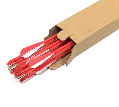 12x 28" Fiberglass Arrows upto 30LB For Kid Practice Target Recurve Compound Bow