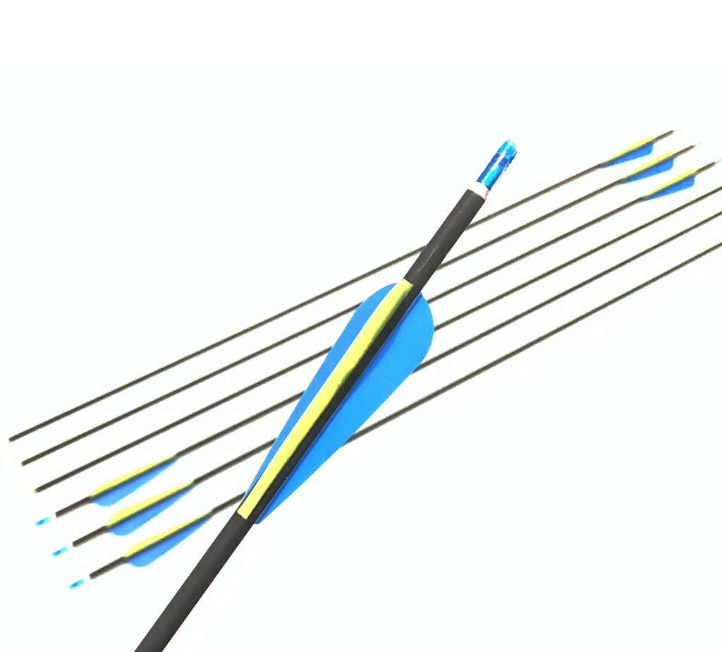 ARCHQUICK 12 X 31.5" 6mm CARBON ARROWS FOR  RECURVE BOW LONG BOW TARGET ARCHERY