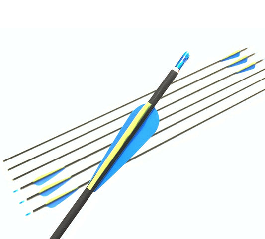 ARCHQUICK 12 X 31.5" 6mm CARBON ARROWS FOR  RECURVE BOW LONG BOW TARGET ARCHERY