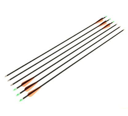 12 X 31.5" Pure Carbon Arrows 6mm shaft FOR COMPOUND RECURVE BOW TARGET Archery
