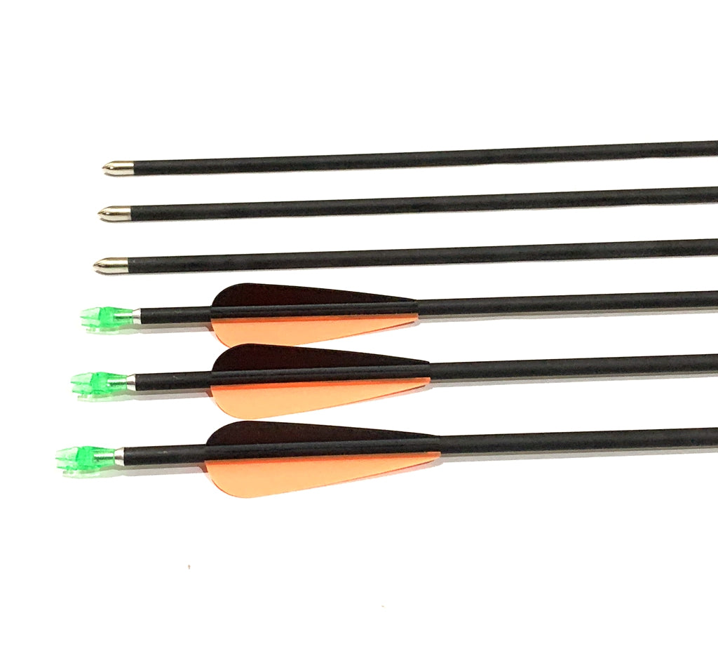 12 X 31.5" Pure Carbon Arrows 6mm shaft FOR COMPOUND RECURVE BOW TARGET Archery