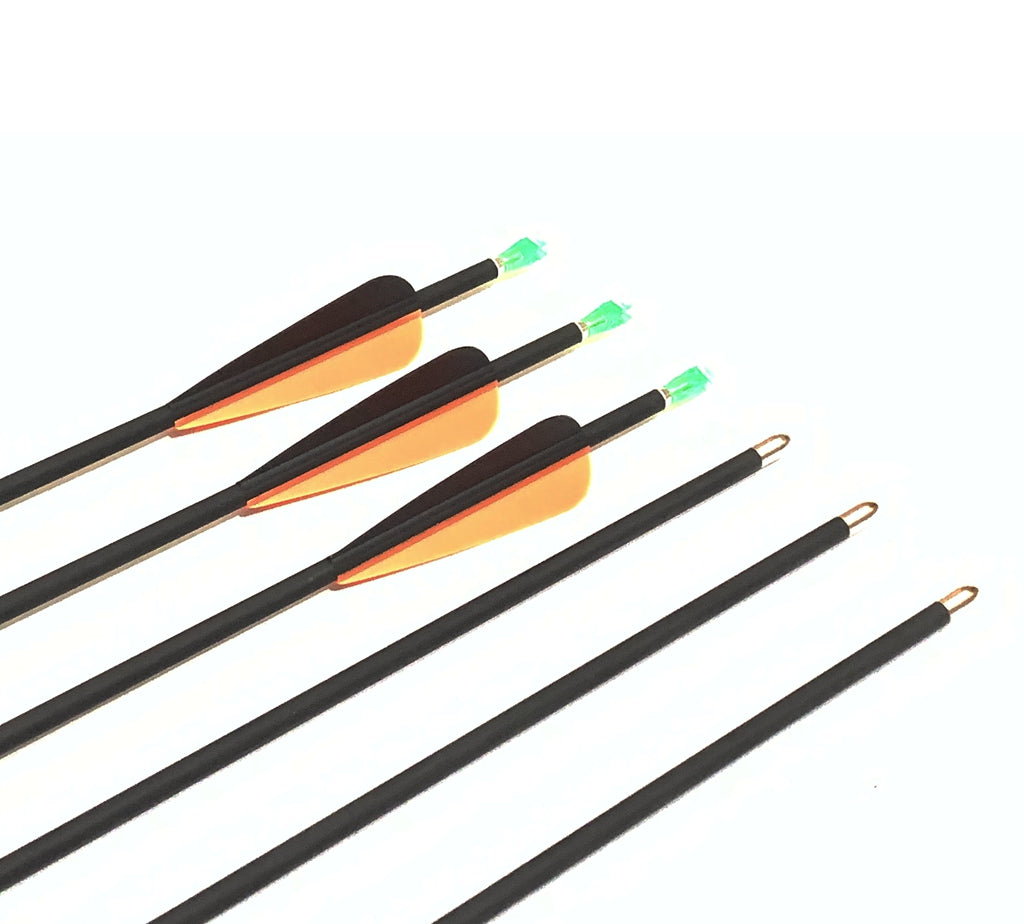 12 X 31.5" Pure Carbon Arrows 6mm shaft FOR COMPOUND RECURVE BOW TARGET Archery