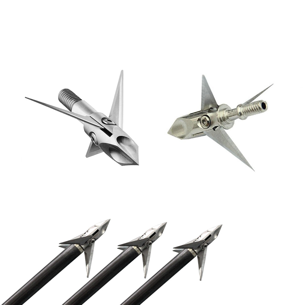 ARCHQUICK Mechanical Broadhead-100 grain 3 Blade Compound Bow Hunting