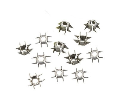 12x Small Game Archery Arrow Bow Hunting Heads Black / Steel Grey