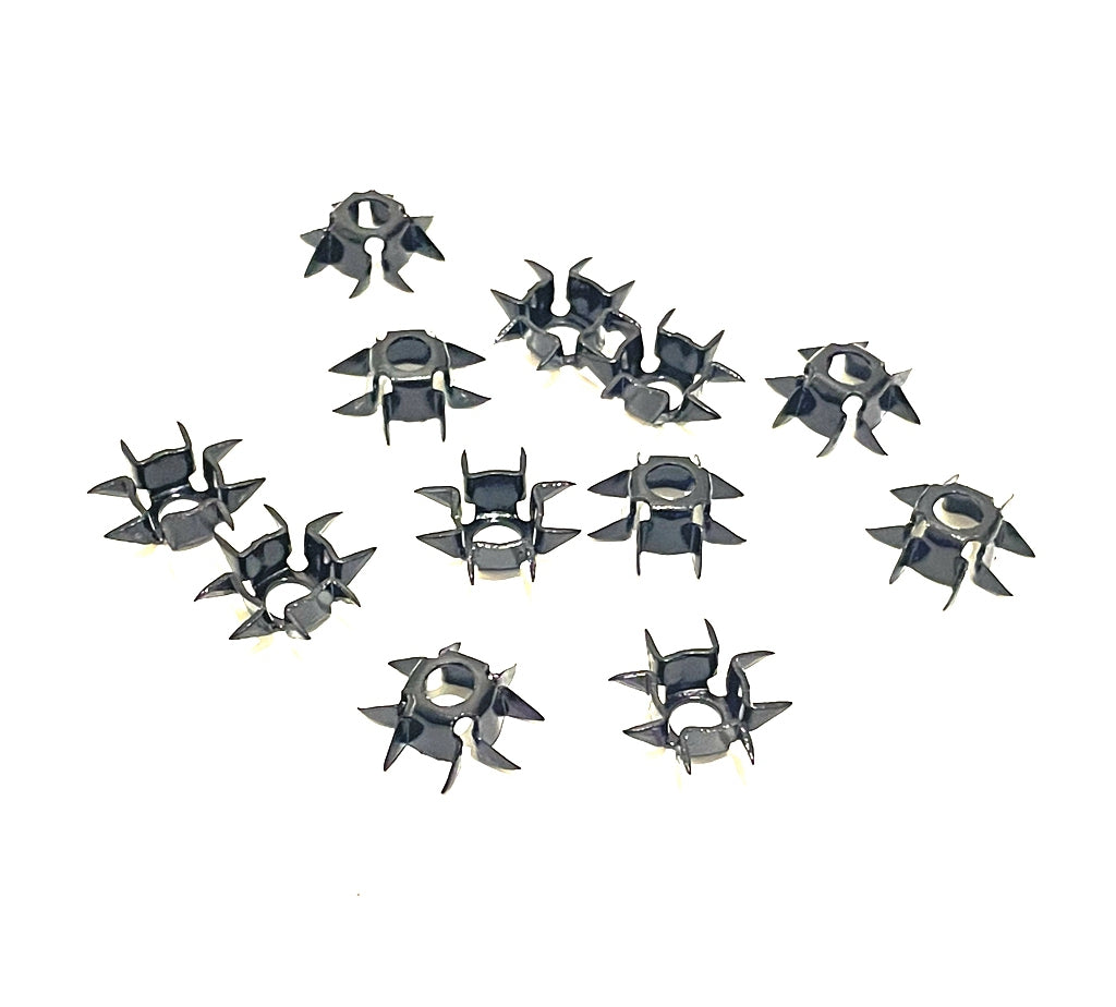 12x Small Game Archery Arrow Bow Hunting Heads Black / Steel Grey