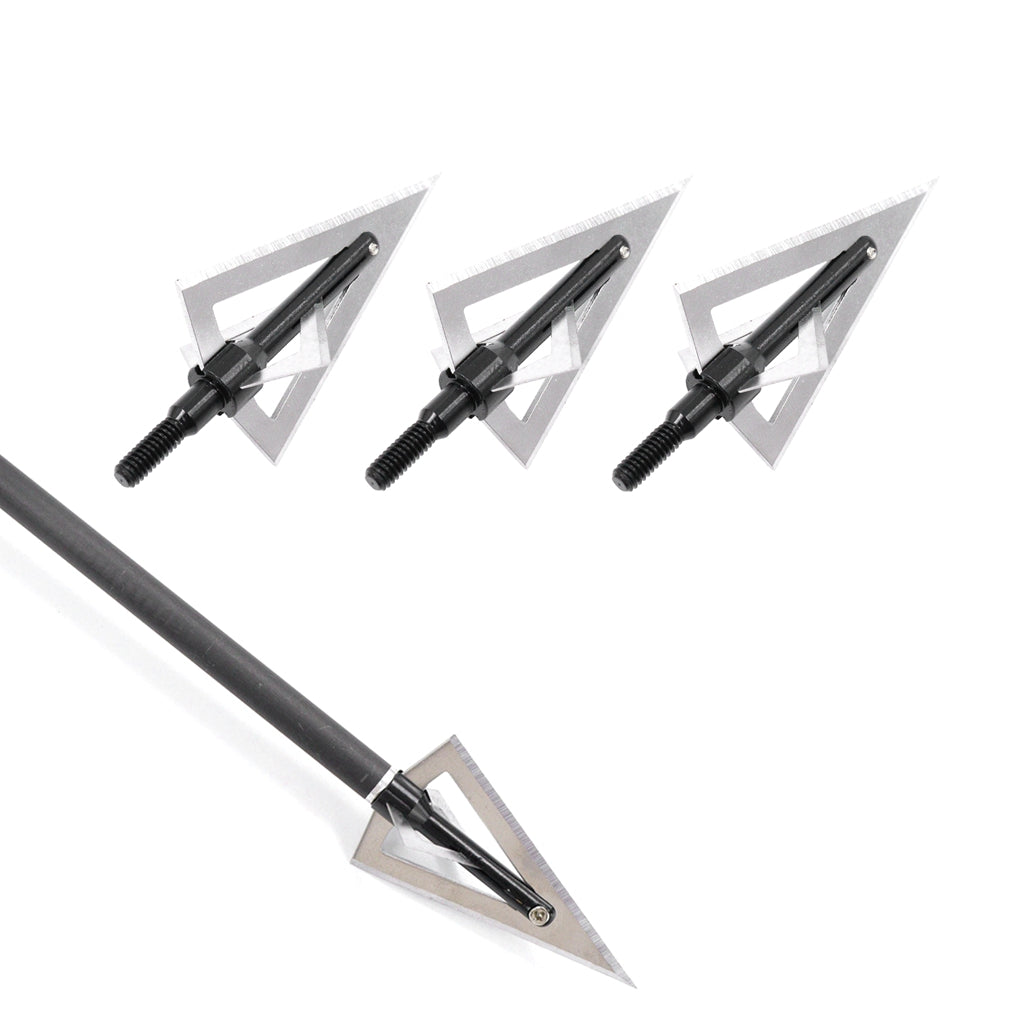 ARCHQUICK Broadhead- 4 Fixed Blade 120 grain Compound Bow Crossbow Hunting