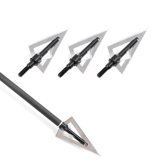 ARCHQUICK Broadhead- 4 Fixed Blade 120 grain Compound Bow Crossbow Hunting