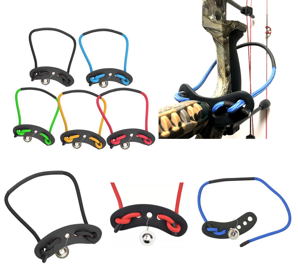 Archery Bow Sling Braided adjustable Bow Sling Compound Bow Hunting 5 Colour
