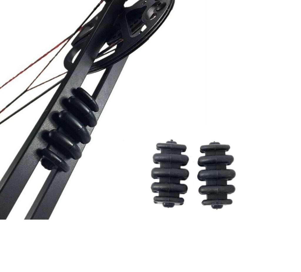 2x Compound Bow Limbs Damper Archery stabilizer damper Silencer Hunting Target