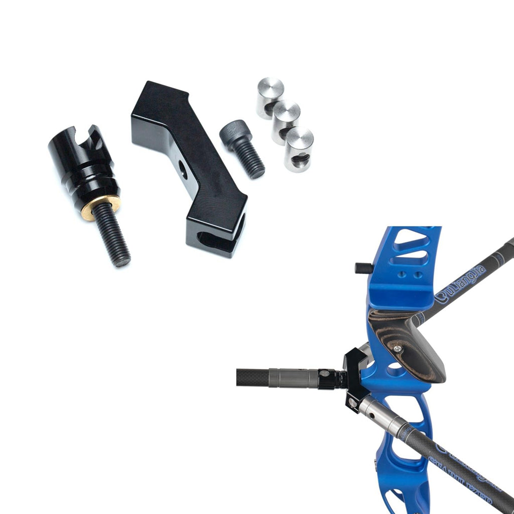 Recurve Bow Stabilizer Quick Detach Double Side V-Bar Archery Stabiliser Mount