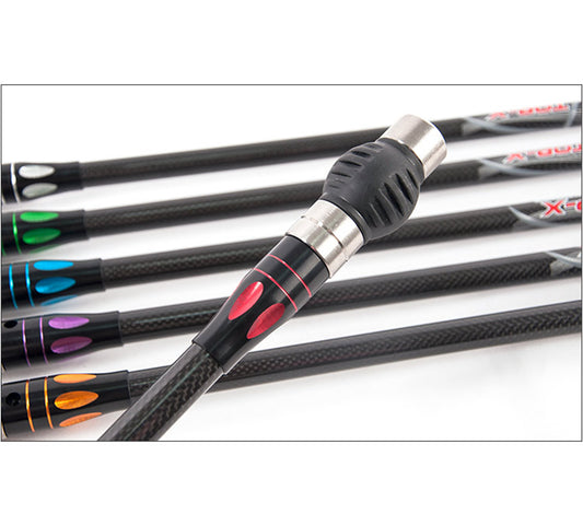 ARCHQUICK Top-X Carbon Stabilizer set with dampeners For Compound Bow 3 Colours