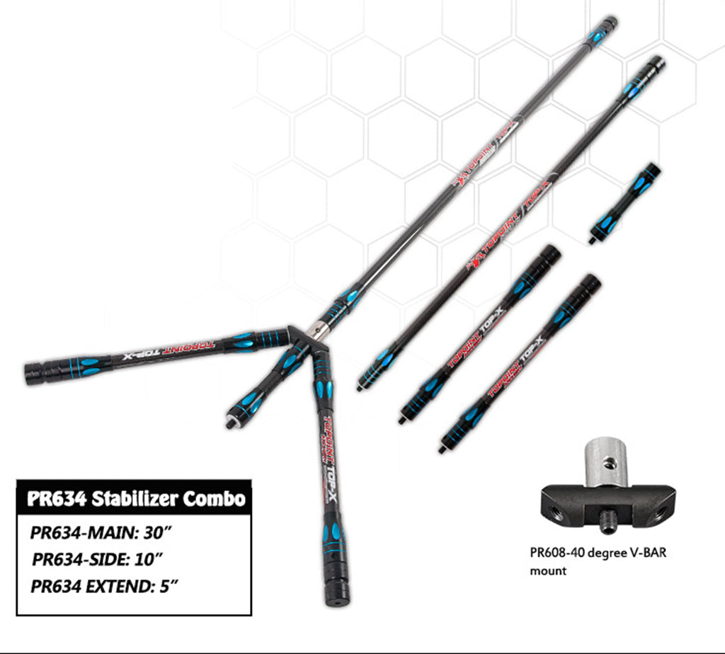 ARCHQUICK Top-X Carbon Stabilizer set For Compound Bow Recurve Bow Light weight