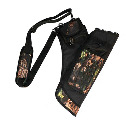 New Arrow Quiver 4 Tube Holder bag Archery Back Side Waist Quiver Hunting Target