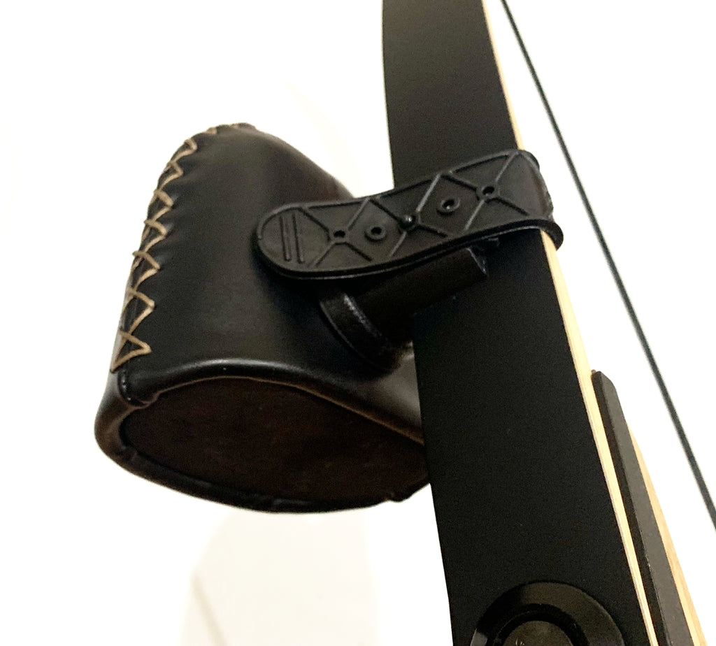 Traditional Bow Quiver 6 Arrows Quick Mount for Recurve Bow Long Bow Hunting Bow