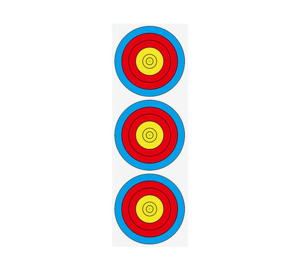 20/50 x Paper Target Faces Compound Recurve Bow Archery Target Practic ...
